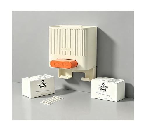Automatic Cotton Swab Holder - Orange