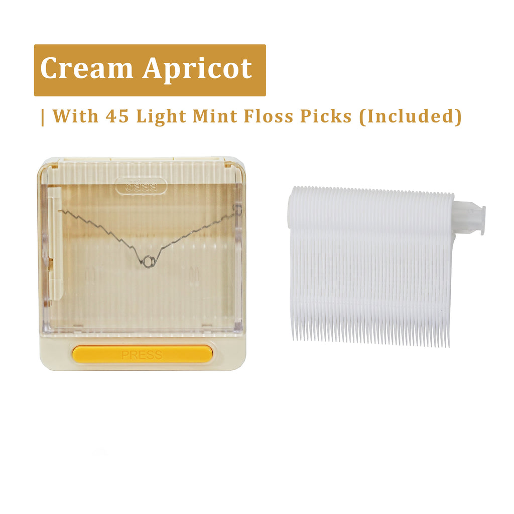 Automatic Dental Floss Case - Cream Apricot, 1 bag