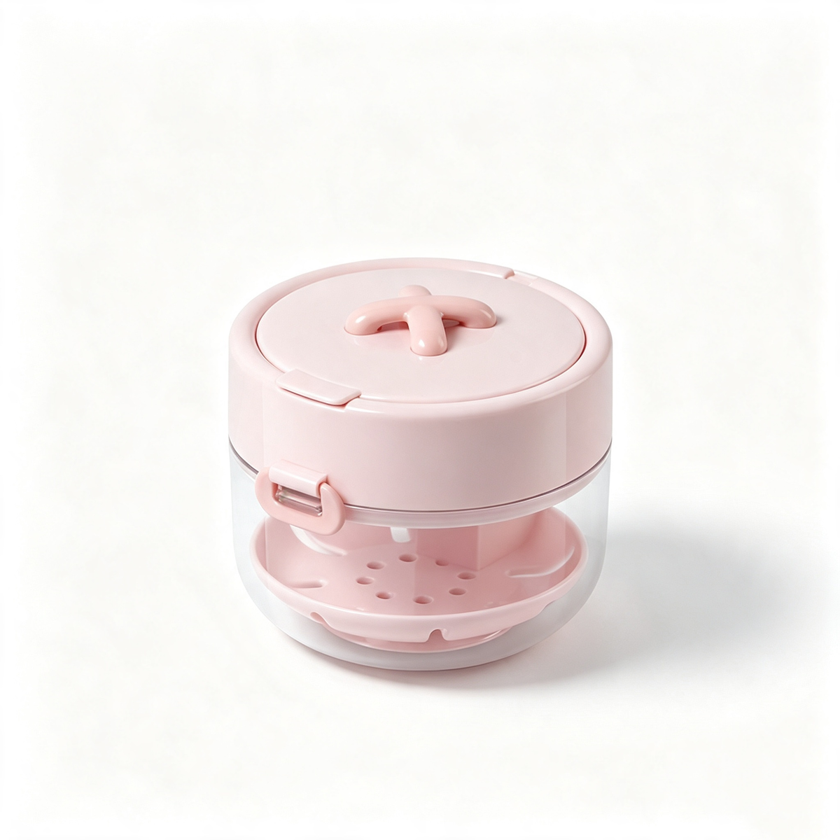 3-in-1 Portable Retainer Cleaning and Storage Case - Pink