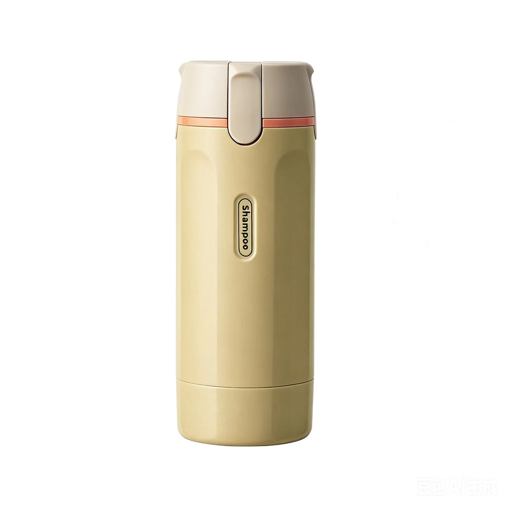 NONOLADY 4-in-1 travel bottle - Beige front view