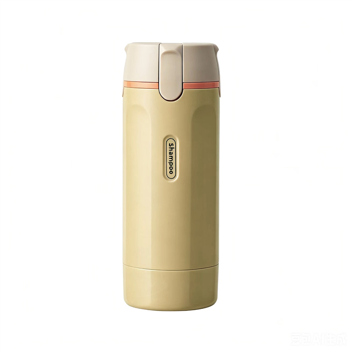 NONOLADY 4-in-1 travel bottle - Beige front view
