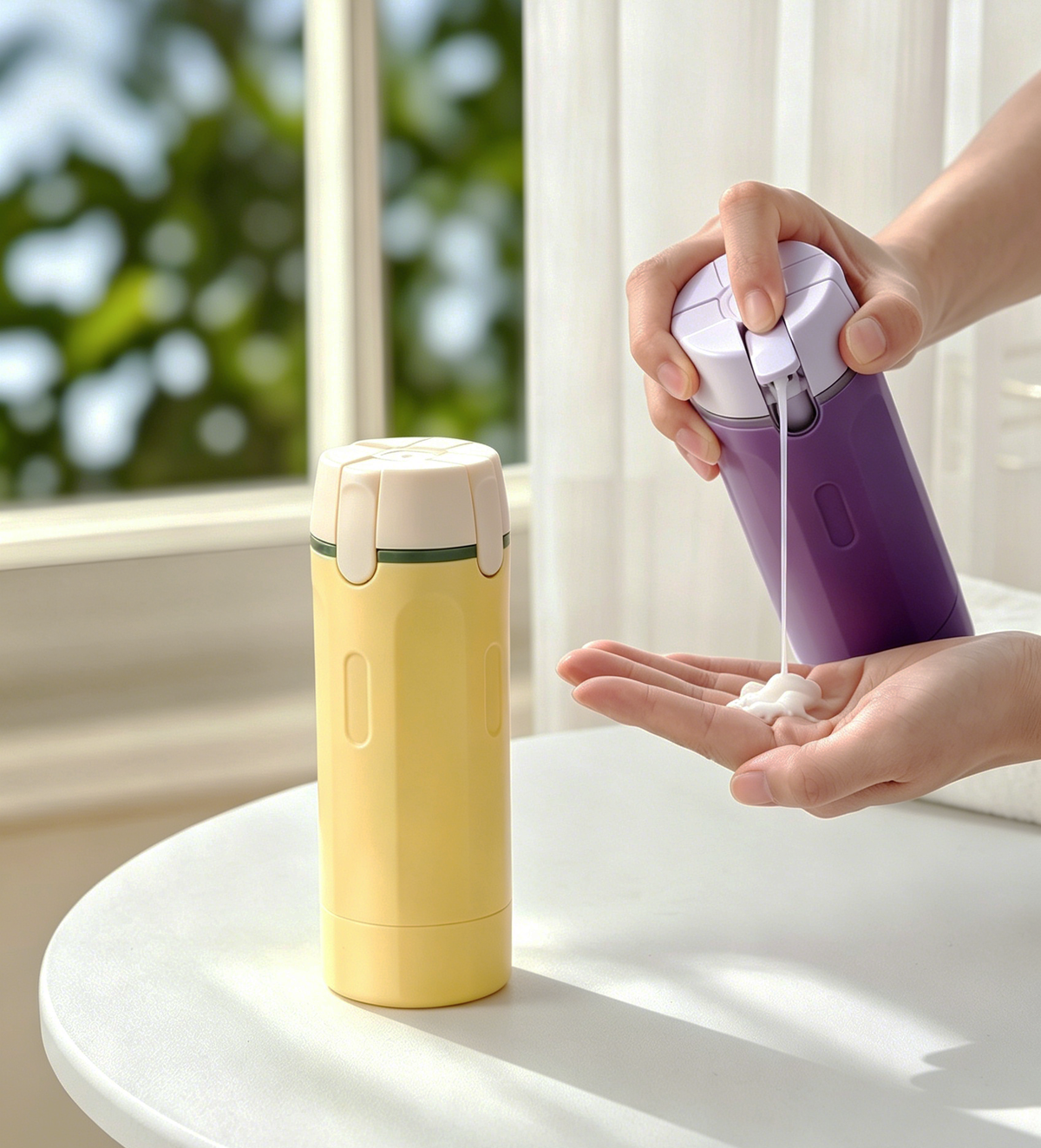 4-in-1 Travel Cosmetic Dispenser Bottle details