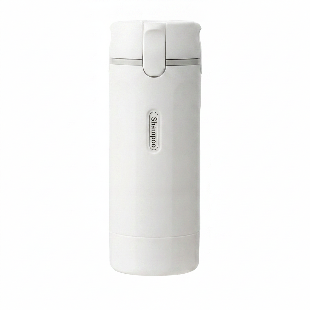 NONOLADY 4-in-1 travel bottle - White front view