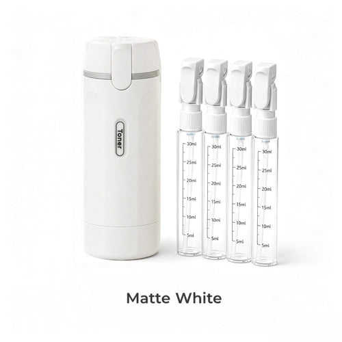 4-in-1 Travel Cosmetic Dispenser Bottle - White