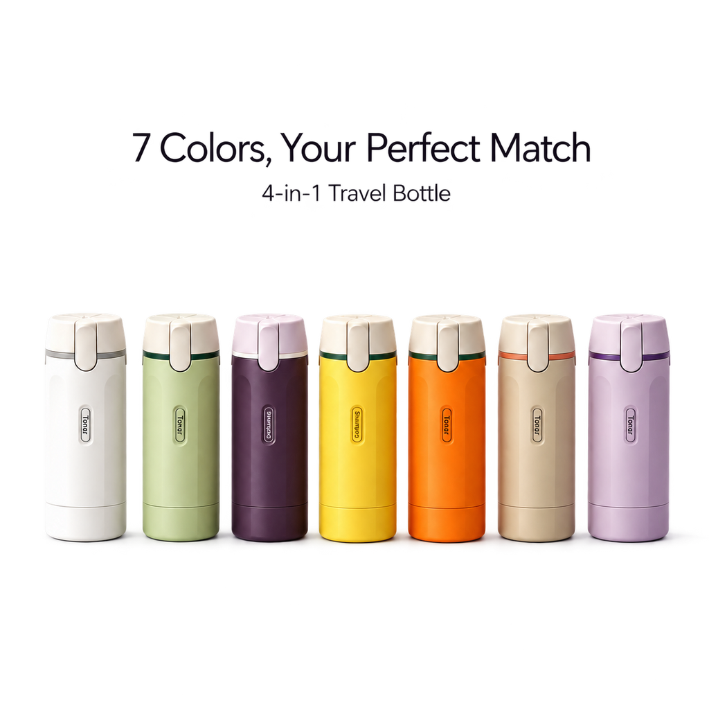 4-in-1 Travel Cosmetic Dispenser Bottle details